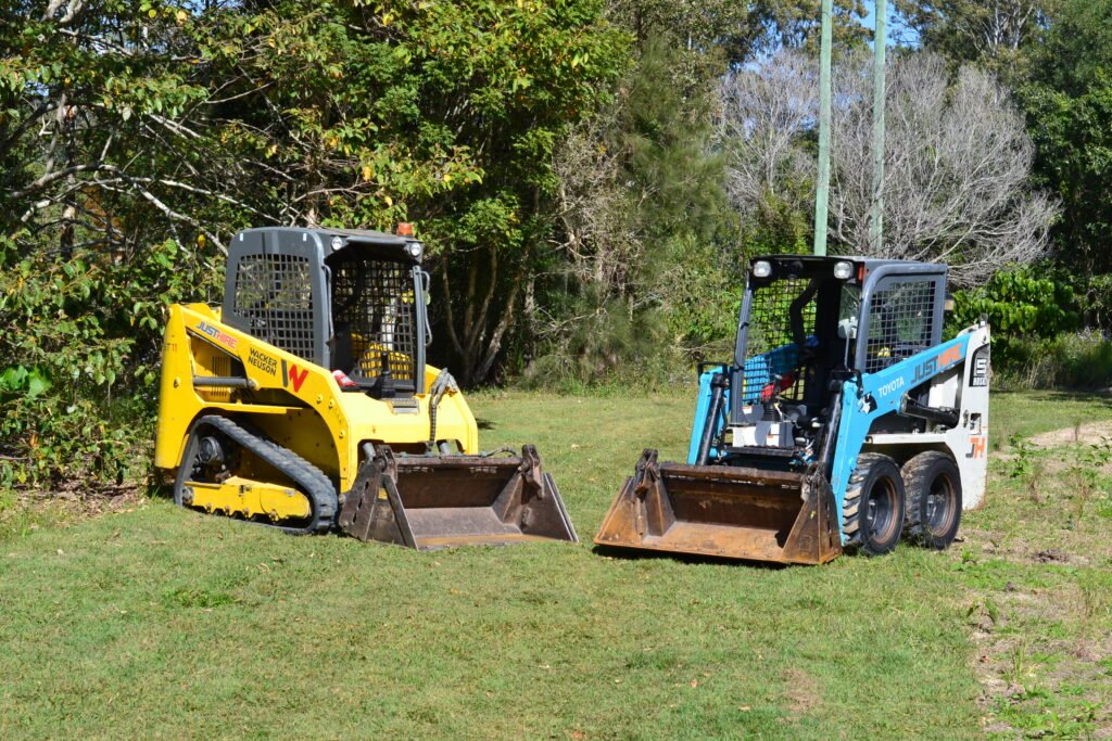 Toyota Huski 5SDK5 skid steer available for hire from JustHire Gold Coast and Brisbane